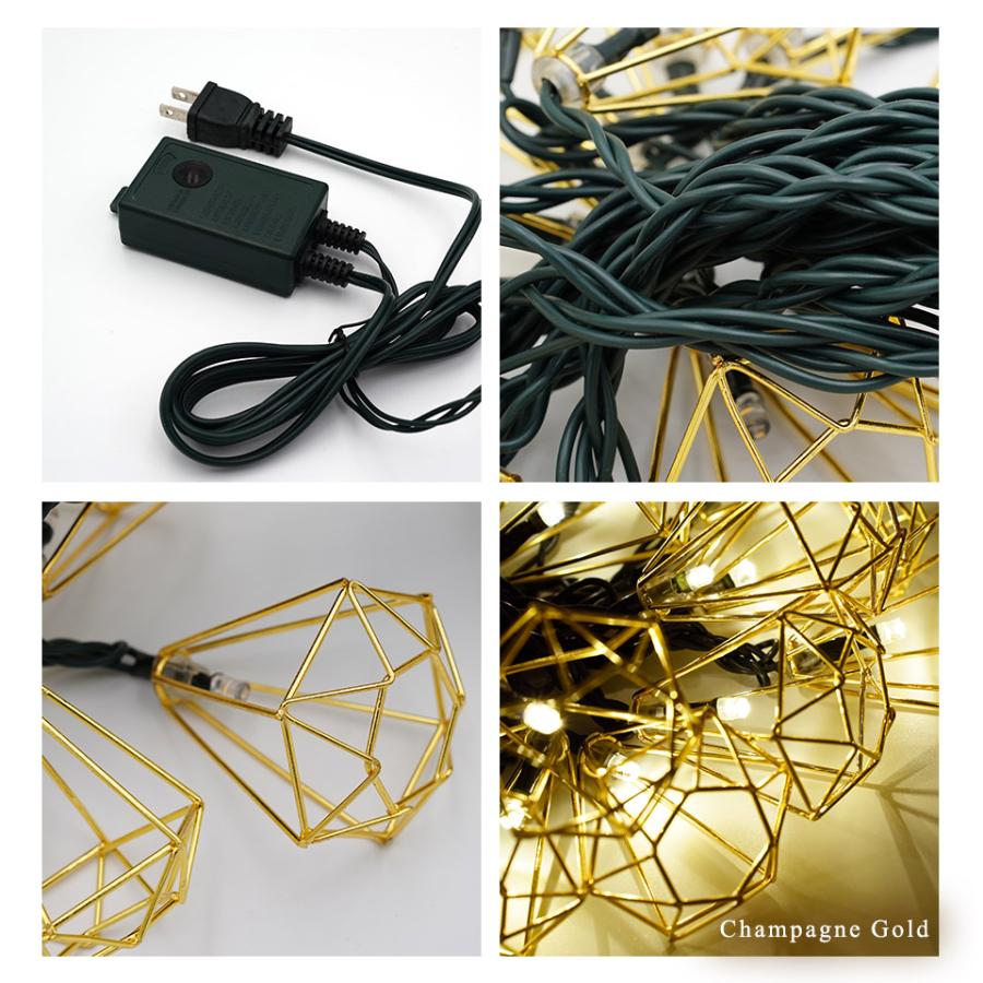 LED イルミネーションライト クリスマス ツリー 飾り ダイヤモンド