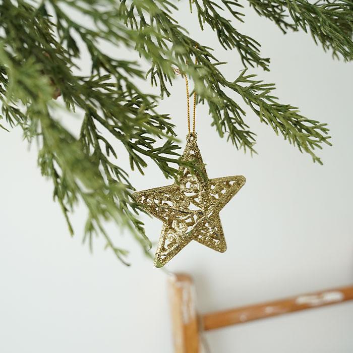 クリスマスツリー 飾り オーナメント スター飾り オーナメント3個