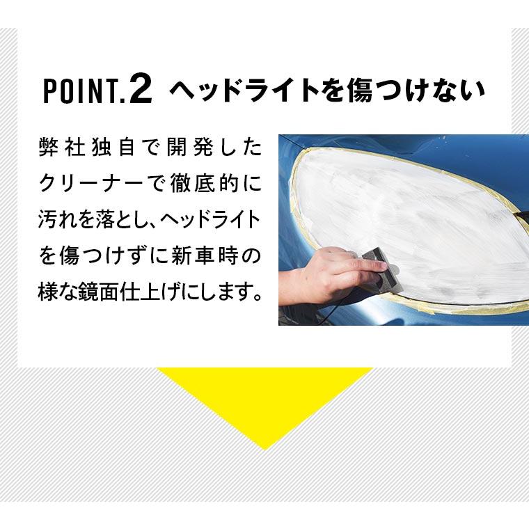 【メール便可】ピカピカレインヘッドライトコーティング　ヘッドライト 黄ばみライト くすみ 汚れ 除去 クリーナー [TOP-HEAD]｜pika2rain｜12