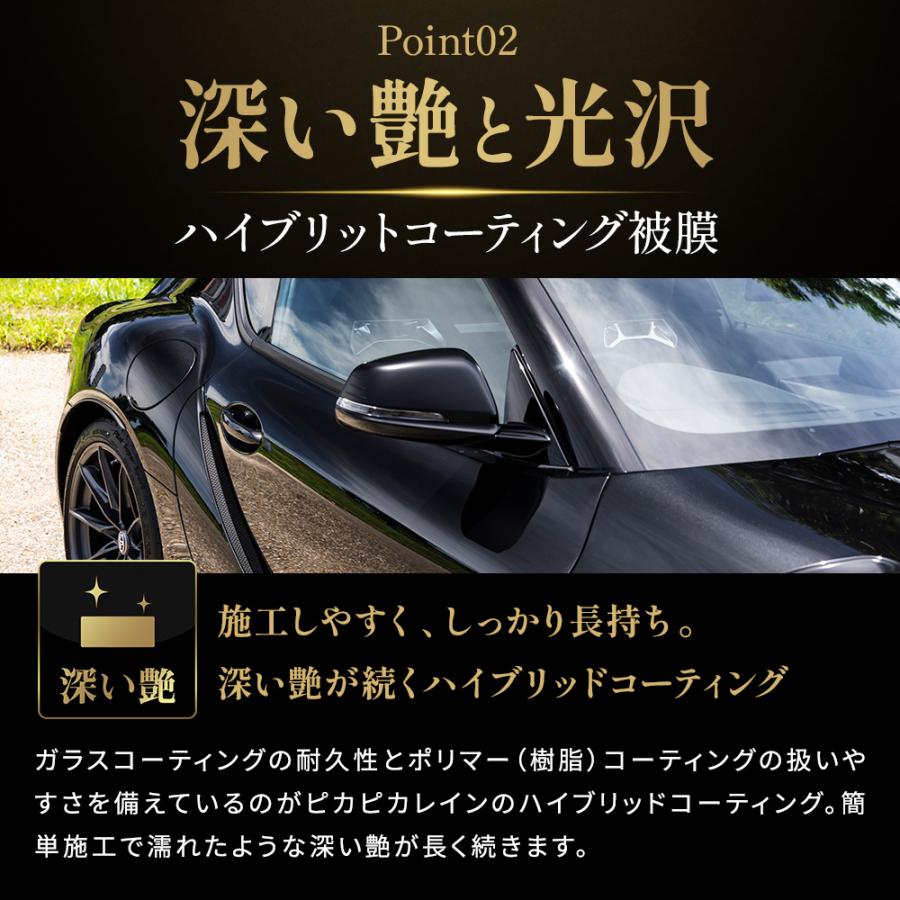 【新品未使用】ピカピカレイン DELUXE SET ピカピカレイン 車 コーティング剤 ガラスコーティング剤 洗車