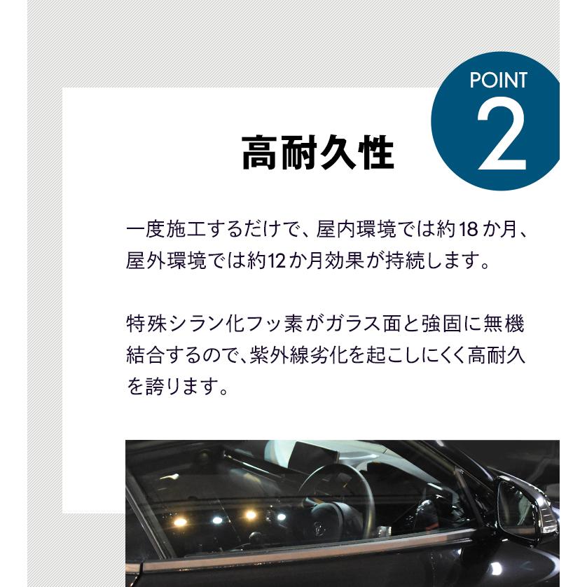 ウィンドウコーティング 車 フロントガラス 超撥水 ピカピカレイン ウインドウピカピカレイン 油膜 ウロコ 雨 10ml | ピカピカレイン | 05