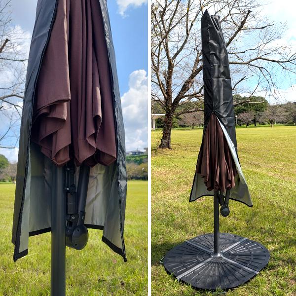 パラソル保護カバー 撥水加工 ガーデンパラソルカバー 汚れ防止 日焼け