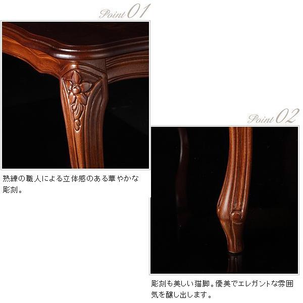 センターテーブル イタリア家具 テーブル 輸入家具 象嵌 細工