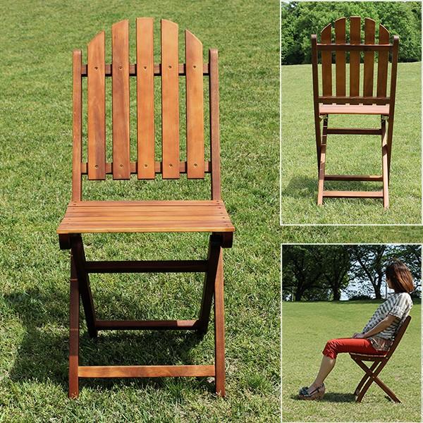 ガーデンテーブルセット 3点セット 木製 おしゃれ 折りたたみ ガーデン