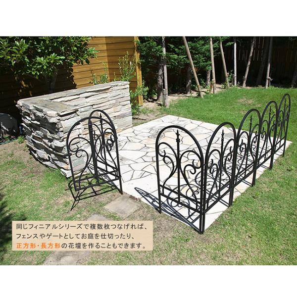 開閉式イージーゲートセット フィニアル フェンス ゲート 扉 アイアン