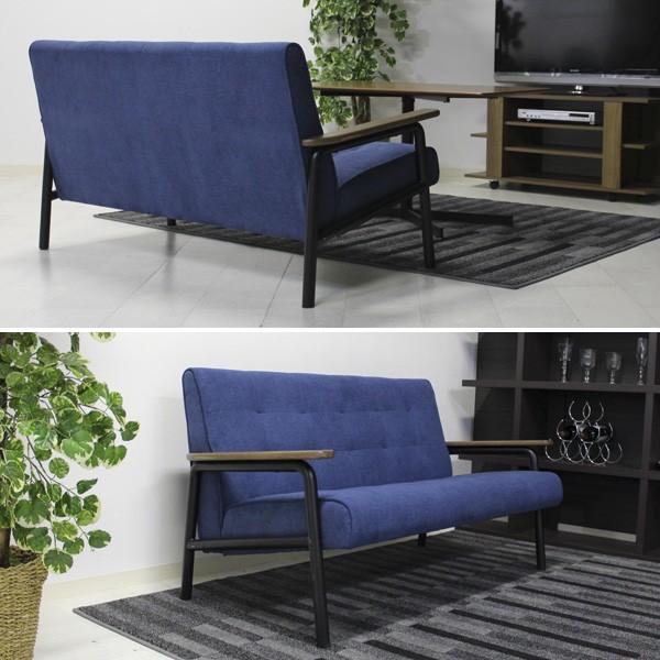 ソファ レトロソファ 2人掛け ブルー 青 新生活 : ピカイチ家具 ソファ レトロソファ 2人掛け ブルー 青 新生活 : ピカイチ家具