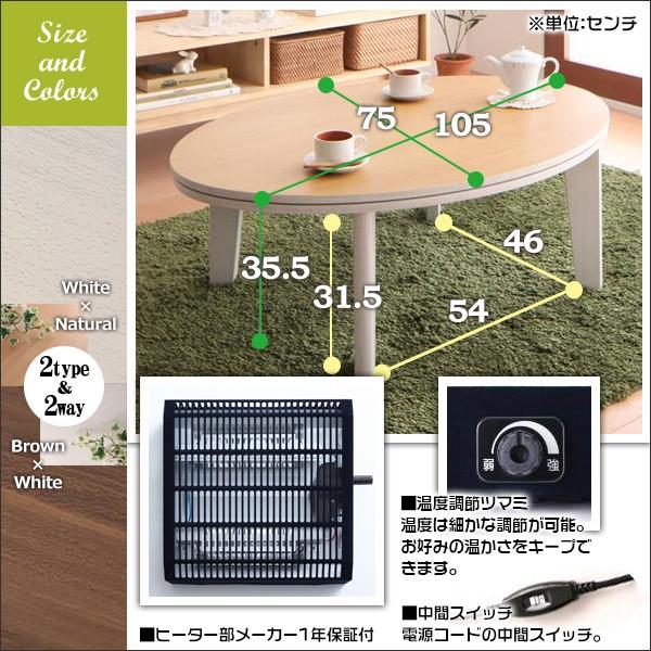 こたつ コタツ 天板リバーシブル テーブルのみ 新生活 : ピカイチ家具