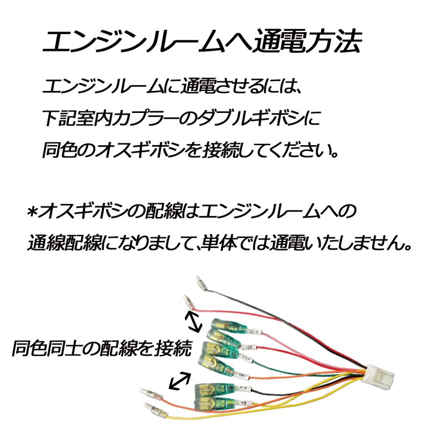 ピカイチ トヨタ エスクァイア エンジンルーム＋室内電源取り電源取り