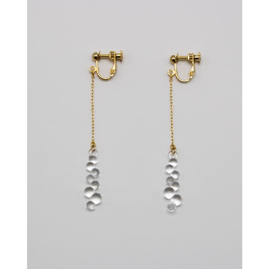 ピカイチ屋】HARIO ハリオランプワークファクトリー イヤリング