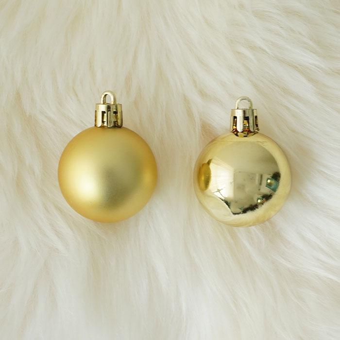 ドイツのクリスマスオーナメント　ゴールド クリスマスツリー 飾り オーナメントボールセット ドイツ INGE-GLAS
