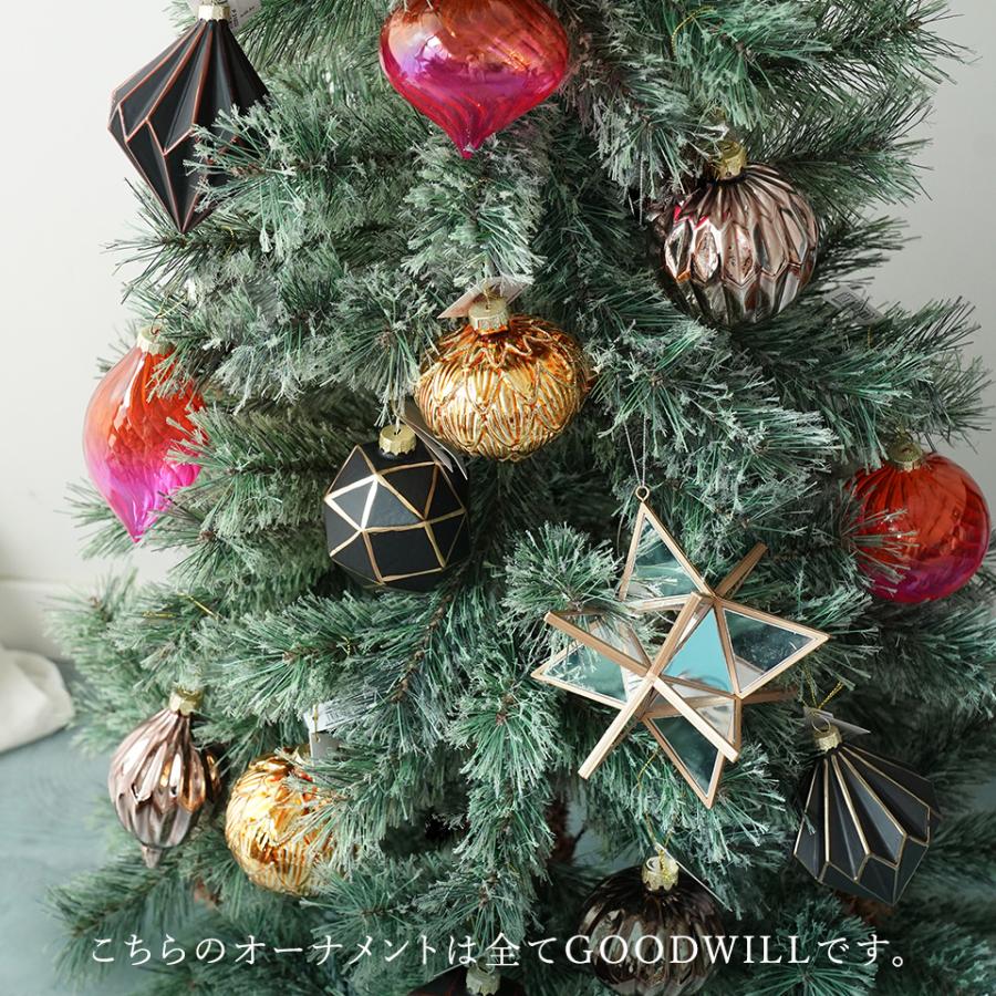 クリスマスツリー 飾り ガラスオーナメント GOODWILL グッドウィル