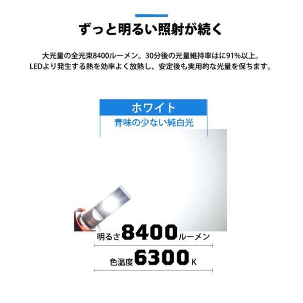 スズキ スペーシアカスタムHV (MK53S) H11 バルブ LED MONSTER L8400 クリアガラスレンズ フォグランプキット 8400lm 白 37-B-1 26-D-1_6