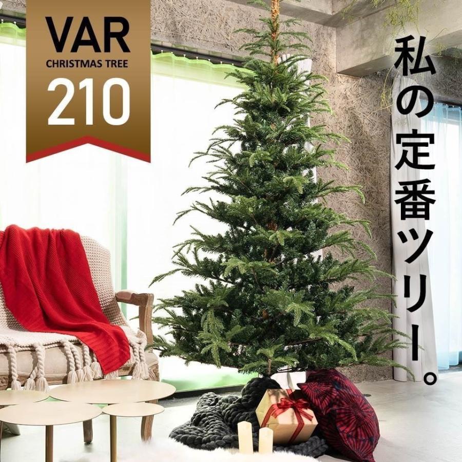 クリスマスツリー の木 210cm ヌードツリー 北欧 おしゃれ 高級 フィンランド VAR ヴァール ツリーのみ 飾り付けなし