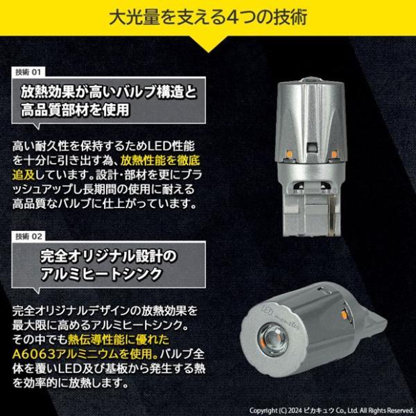 T20S led ホンダ CR-V (RM1/RM4) 対応 FR ウインカーランプ LED MONSTER 550lm ピンチ部違い アンバー 2個 5-D-7｜pikaqac2｜13