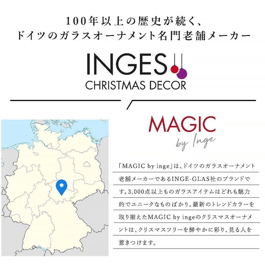 クリスマスツリー 飾り オーナメント INGE-GLAS MAGIC レトロ ガラス製 ブラックベリーオーナメント [2] マット 7cm［12115H107-2］｜pikaqac｜06