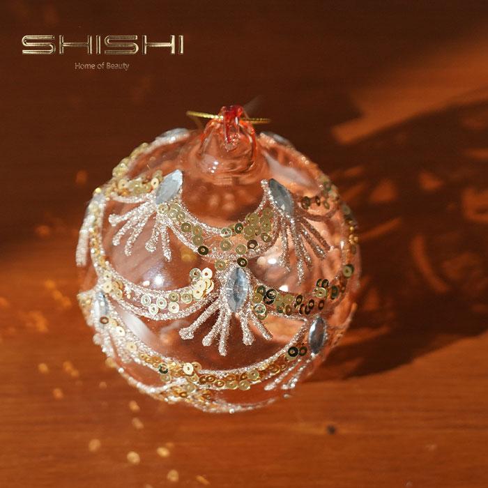 クリスマスツリー 飾り付け オーナメント 北欧 SHISHI ガラスボール
