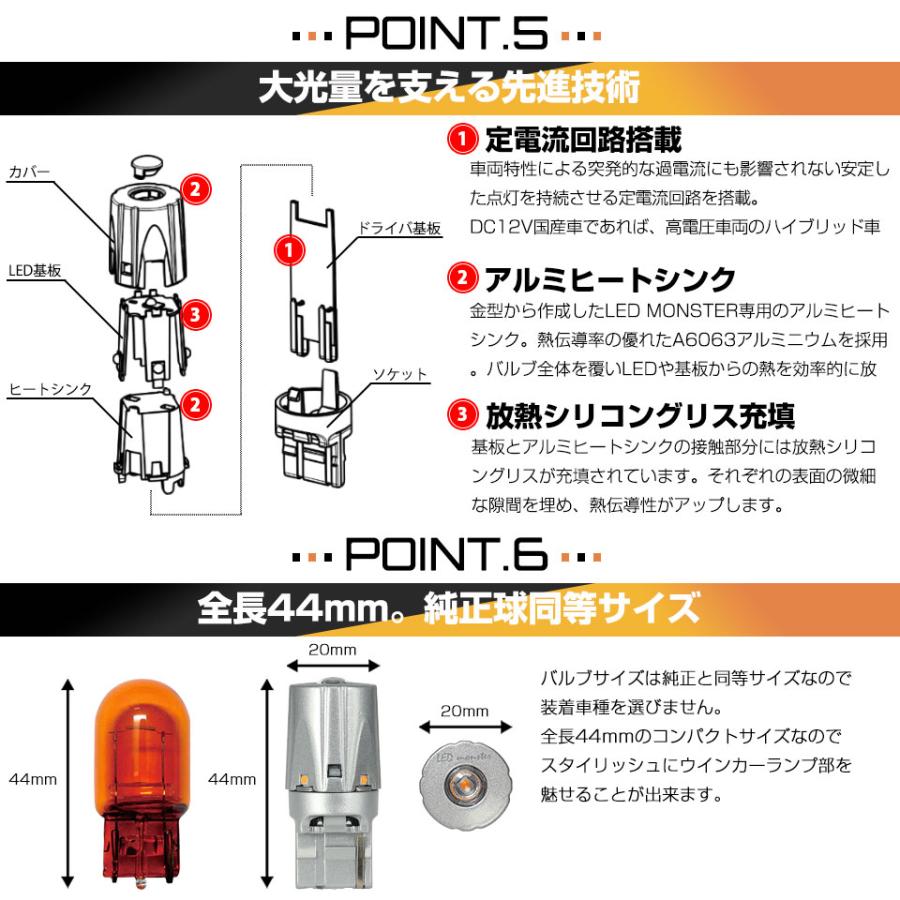ピカキュウ マツダ RX-8 (SE3P 前期) 対応 FR ウインカーランプ T20s