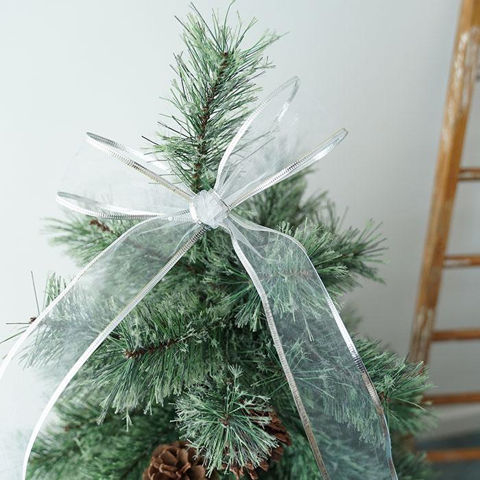 クリスマスツリー 飾り オーナメント ロープ シルバー (幅5cm・長さ2.7ｍ)［880092］｜pikaqac｜05