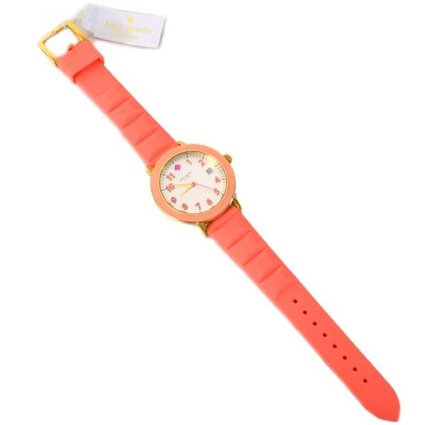 kate spadeの腕時計　 バングル型　オレンジ kate spade NEW YORK - kate spadeの腕時計 バングル型 オレンジの通販