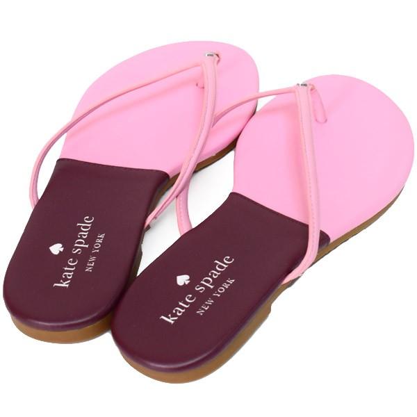 ケイトスペード サンダル katespade ラバー レザー カバナ バイカラー 