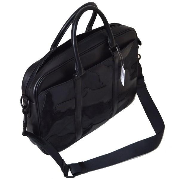 【新品同様】コーチCOACHメンズ用ブリーフケースF11635 COACH コーチ レザー カモフラージュ ブリーフケース 2WAY ショルダー