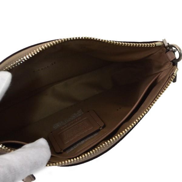 【美品】 COACH コーチリストレット ティーローズ ポーチ COACH（コーチ） バッグ ティー ローズ ツーリング リベット レザー