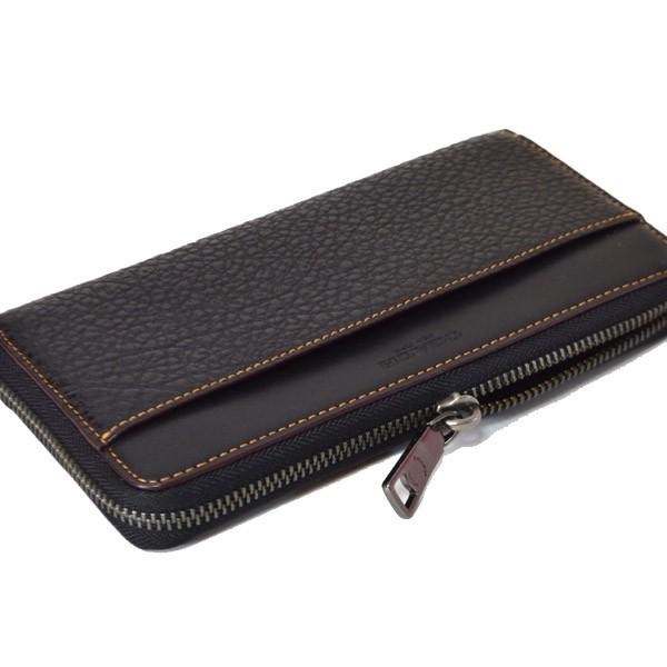 COACH コーチ　ラウンドファスナー財布 ブラック　アコーディオン　ジップ COACH（コーチ） メンズ小物 メンズ レザー アコーディオン ジップ