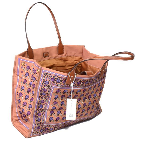 TORY BURCH トリーバーチ バッグ レザー エラ ロゴ 花柄 トートバッグ  