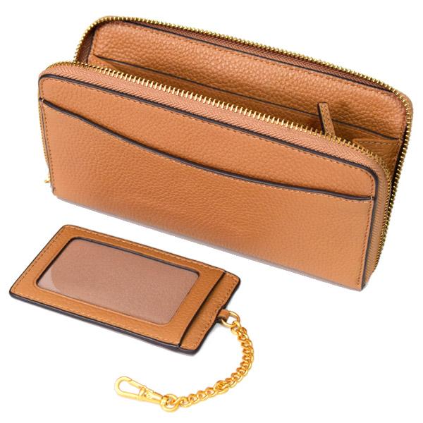TORY BURCH（トリーバーチ） 長財布 レザー ブリテン ロゴ ジップ