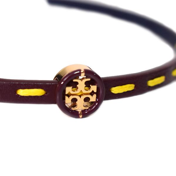 Tory Burch ロゴ レザー ブレスレット TORY BURCH（トリーバーチ） ブレスレット バングル レザー ロゴ