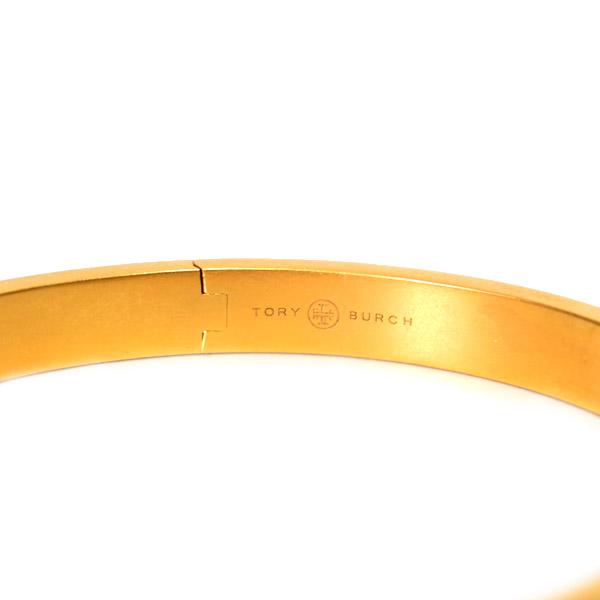 TORY BURCH（トリーバーチ） ブレスレット メタル ロゴ キラ ストーン