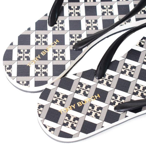 TORY BURCH トリーバーチ サンダル ラバー プリンテッド ツートン 