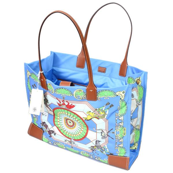 TORY BURCH トリーバーチ バッグ レザー エラ ロゴ プリンテッド 