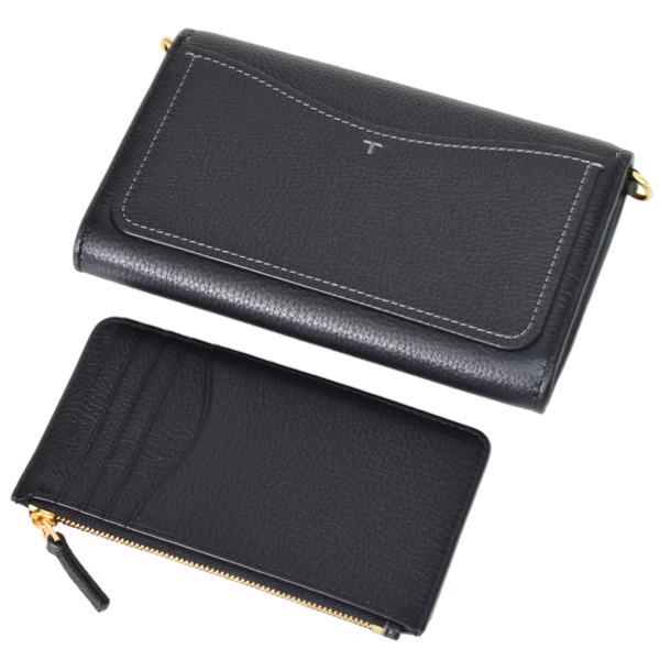 トリーバーチ バッグ TORY BURCH レザー フラップ ウォレット 2way 