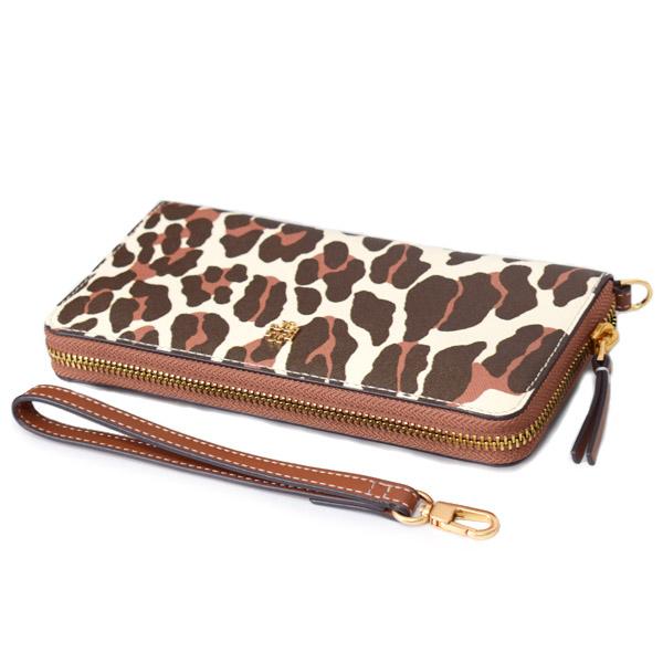 TORY BURCH トリーバーチ 長財布 レザー ヒョウ柄 レオパード TORY BURCH トリーバーチ 長財布 レザー ヒョウ柄 レオパード