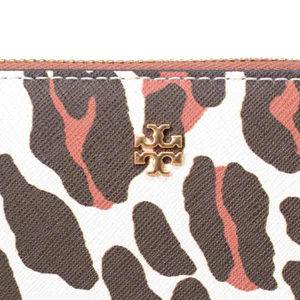 トリーバーチ 長財布 TORY BURCH レザー ヒョウ柄 レオパード エマーソン ロゴ リストレット ジップ コンチネンタル 長財布 ベージュリバレオパード 149917｜pike-st｜05