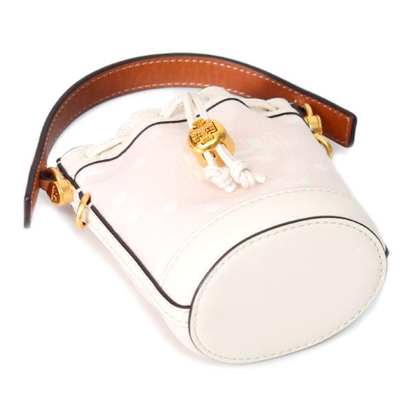 極美品　TORY BURCH 巾着 TORY BURCH（トリーバーチ） バッグ 巾着式 ジャガード レザー T