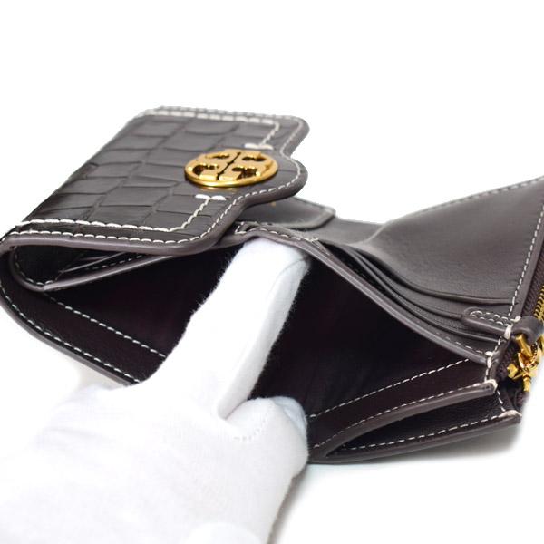ピコ☆ 新品未使用 美品 トリーバーチ レザーパイソンエンボス 長財布③ TORY BURCH（トリーバーチ） 財布 エンボスド クロコダイル レザー