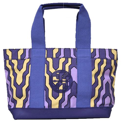 パープル　Tory Burch トートバッグ 中型 キャンバス TORY BURCH（トリーバーチ） バッグ キャンバス トートバッグ パープル