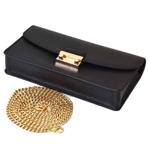 FURLA フルラ バッグ メトロポリス コーティング レザー チェーン  