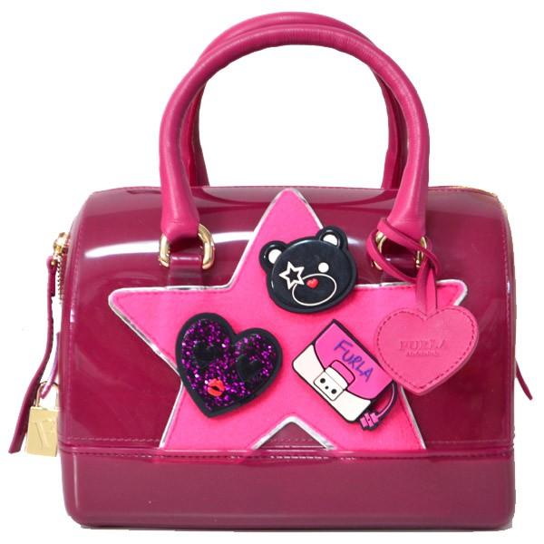 フルラ バッグ FURLA キャンディマルチリベット サッチェル ハンドバッグ ワイン 20180411