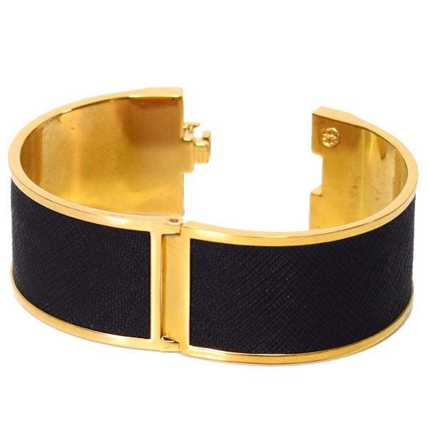 TORY BURCH トリーバーチ 小物 レザー ブラス ロゴブレス ワイド 