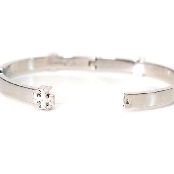 トリーバーチシルバーバングル TORY BURCH トリーバーチ ジュエリー メタル ロゴ ブレスレット