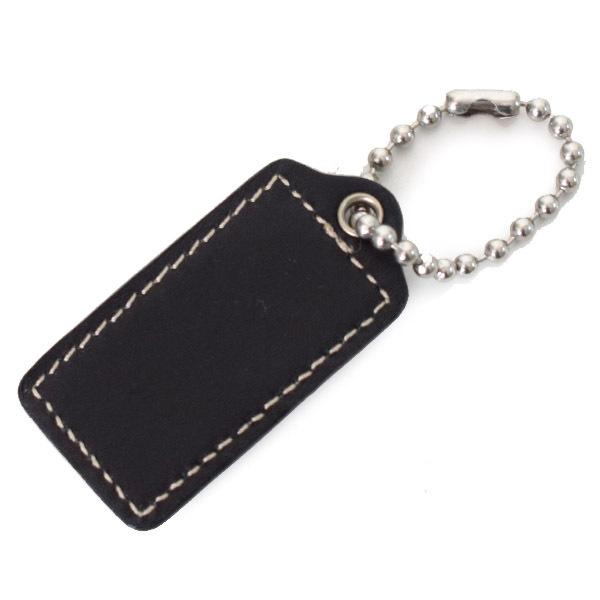 COACH（コーチ） タグ レザー ハングタグ チャーム キーホルダー