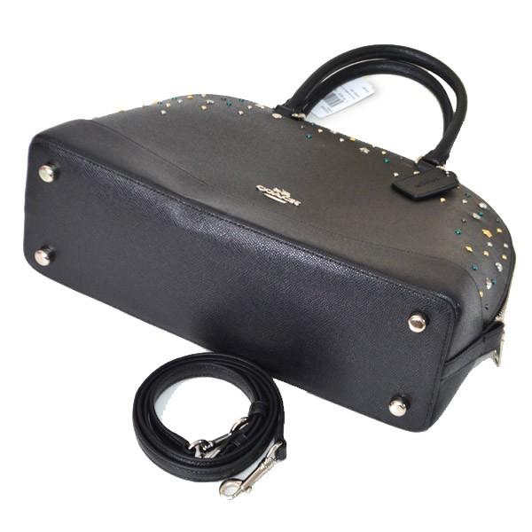 COACH（コーチ） バッグ スターダスト スタッズ レザー ドームド 