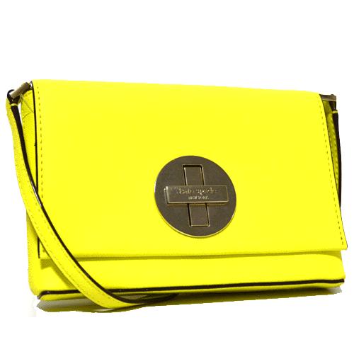 【最終価格】kate spade ショルダー ハンドバッグ  イエロー 美品 kate spade NEW YORK（ケイト・スペード ニューヨーク） ケイト