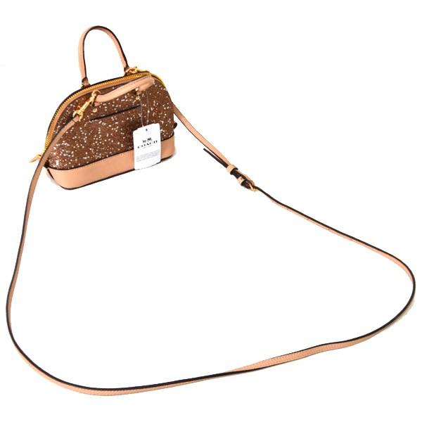 コーチ バッグ COACH ラメスターグリッターレザー ミクロ ミニ