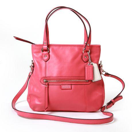 カウくる コーチ バッグ COACH ポピー レザー ミア クロスボディ 2way ショルダーバッグ コーラル 23901, ガラスアート工房 伊都の匠 805c144e