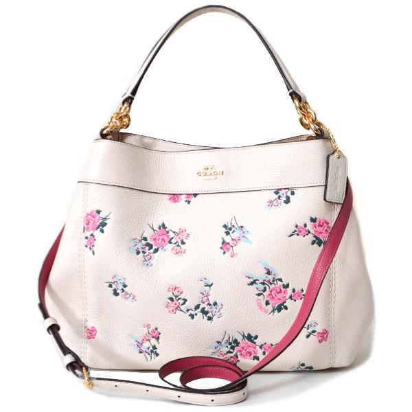 COACH（コーチ） バッグ レザー スモールレキシー ローズ フローラル