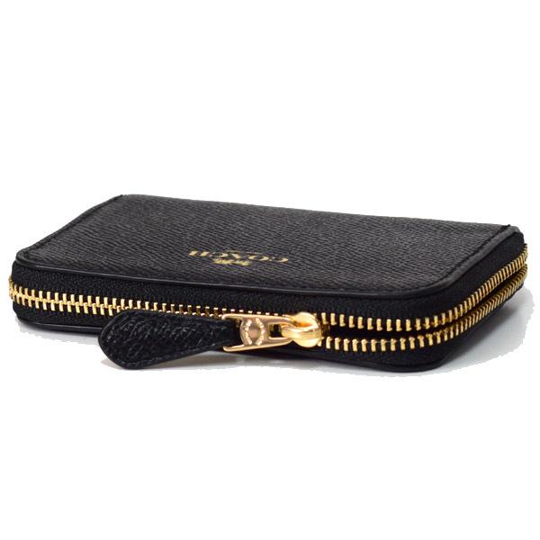 COACH（コーチ） 小銭入れ クロスグレーンレザー スモール スクエア